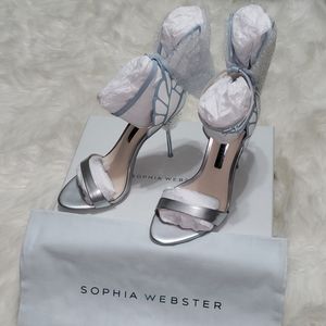 SOPHIA WEBSTER "CHIARA" ICE BRIDAL SANDALS